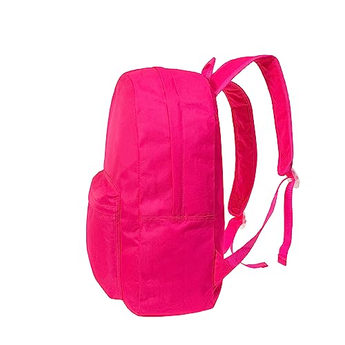 24-Pack 17" School Neon Backpacks for Kids - Backpacks in Bulk for Elementary, Middle, and High School Students, 6 Assorted Colors