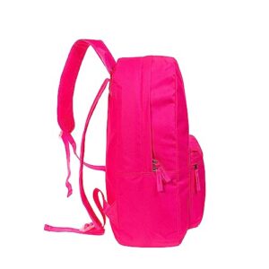 24-Pack 17" School Neon Backpacks for Kids - Backpacks in Bulk for Elementary, Middle, and High School Students, 6 Assorted Colors