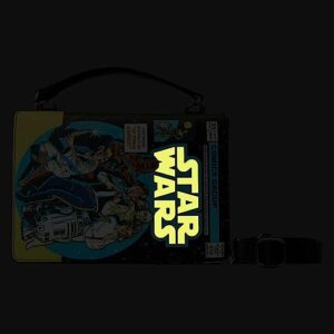 Loungefly Stitch Shoppe Women's Star Wars Dark Side Vs. Light Side Light Up Crossbody Bag Purse