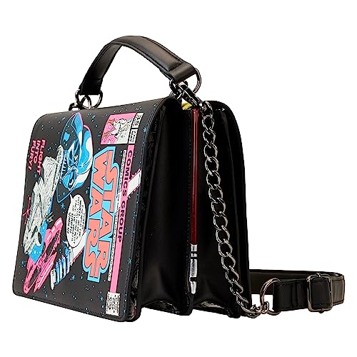 Loungefly Stitch Shoppe Women's Star Wars Dark Side Vs. Light Side Light Up Crossbody Bag Purse