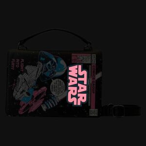 Loungefly Stitch Shoppe Women's Star Wars Dark Side Vs. Light Side Light Up Crossbody Bag Purse