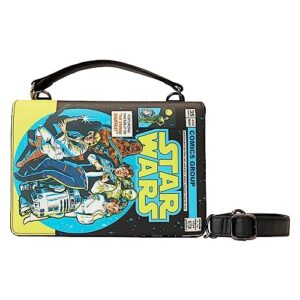 Loungefly Stitch Shoppe Women's Star Wars Dark Side Vs. Light Side Light Up Crossbody Bag Purse