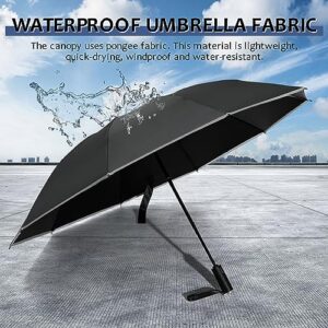 VOUUY 2-Pack Travel Umbrella, Unbreakable 10 RIBS Umbrella, Windproof Umbrellas for Rain & Sun, Automatic, Foldable Reverse Rain Umbrella for Women Men