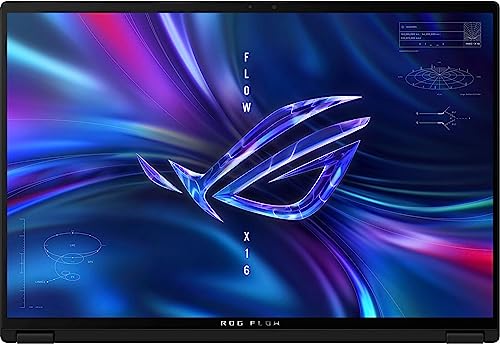 ASUS New ROG Flow 16" WQXGA Touchscreen Gaming Laptop - AMD R9-6900HS- NVIDIA GeForce RTX 3060 V6G Graphics- DDR5 Memory -MUX- 360-degree adjustability，w/HDMI (32GB RAM|2TB PCIe SSD)