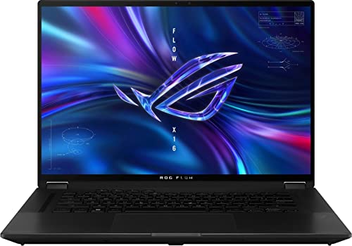 ASUS New ROG Flow 16" WQXGA Touchscreen Gaming Laptop - AMD R9-6900HS- NVIDIA GeForce RTX 3060 V6G Graphics- DDR5 Memory -MUX- 360-degree adjustability，w/HDMI (32GB RAM|2TB PCIe SSD)