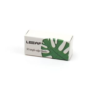 leaf shave | single-edge safety razor blades - 50 count