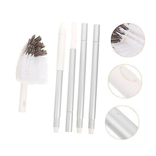 Healifty 1 Set Cleaning Brush Floor Mops Floor Scrubber Heavy Duty Mop Tub Tile Scrubber Brush Extendable Shower Scrubber Wall Cleaner Cleaning Tool Floor Cleaning Brush Bathtub Scrubber