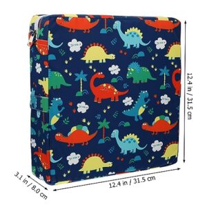 ibasenice 1 PC Booster Pad Travel Booster Kids Placemats for Dining Table Booster Seats Baby Chair Pad Adjustable Highchair Booster Baby High Chair Insert Pad Polyester Blue Seat Pad Toddler