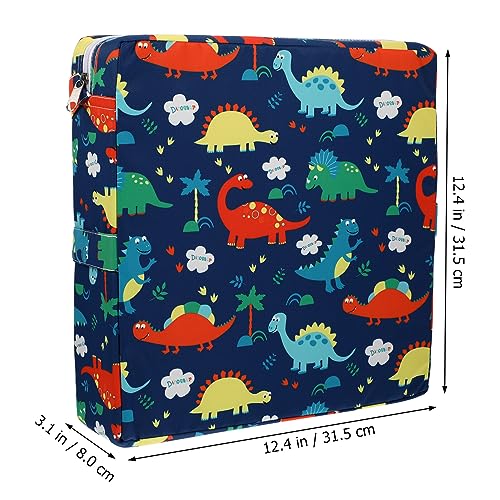 ibasenice 1 PC Booster Pad Travel Booster Kids Placemats for Dining Table Booster Seats Baby Chair Pad Adjustable Highchair Booster Baby High Chair Insert Pad Polyester Blue Seat Pad Toddler