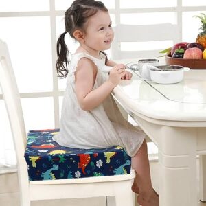 ibasenice 1 PC Booster Pad Travel Booster Kids Placemats for Dining Table Booster Seats Baby Chair Pad Adjustable Highchair Booster Baby High Chair Insert Pad Polyester Blue Seat Pad Toddler