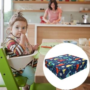 ibasenice 1 PC Booster Pad Travel Booster Kids Placemats for Dining Table Booster Seats Baby Chair Pad Adjustable Highchair Booster Baby High Chair Insert Pad Polyester Blue Seat Pad Toddler