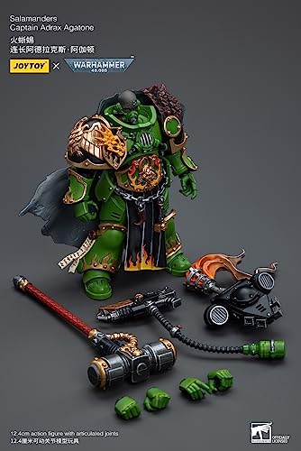 JoyToy Warhammer 40K: Salamanders Captain Adrax Agatone 1:18 Scale Action Figure