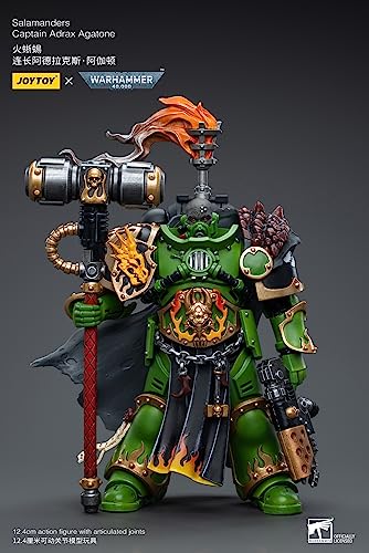 JoyToy Warhammer 40K: Salamanders Captain Adrax Agatone 1:18 Scale Action Figure