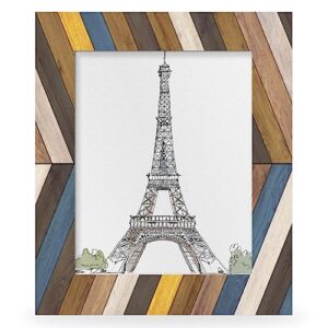 pofato art painted boards11x14 picture frame wood photo frame for tabletop display wall mount picture frame display 11 x 14 inch photo wall decor home gift frames