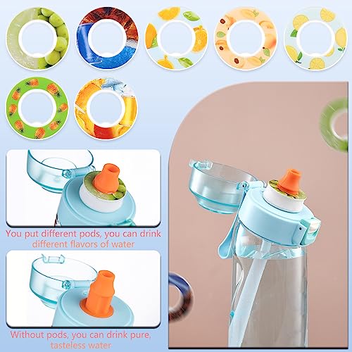 Fancemot 7 Pcs Flavor Pods for Air Up Water Bottle