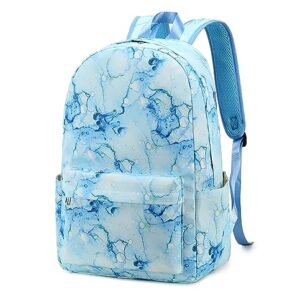 CAMTOP School Backpack for Girls Boys Teens Bookbag Set Tie Dye Kids Backpack 3 In 1,School Bags with Lunch Box Pencil Case