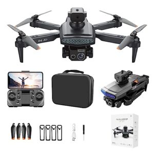 drone with camera, drone with 4k hd fpv camera remote control toys gifts for boys girls, toy easy to play, with altitude hold headless mode one key start speed, 3d flip (black)