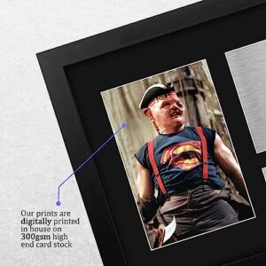 HWC Trading John Matuszak The Goonies Sloth Framed Gifts Printed Signed Autograph Picture for Movie Memorabilia Fans - US Letter Size