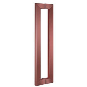sucheta 60/80/100/120cm square entry modern door handle,modern steel push pull door handle for sliding glass shower/barn door/interior exterior door,fittings included