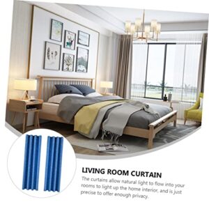 ARTIBETTER 1 Pair Curtain Rod Pocket Curtains Shower Curtain Decorative Linen Curtain Window Curtain Decoration Insulating Curtain Panels Drapes Curtains Decorative Curtain Adorable Curtain