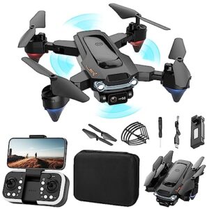 1080p hd fpv camera drone - rc quadcopter with auto return, drone with dual remote control, fashion start speed adjustment, gifts for boys girls