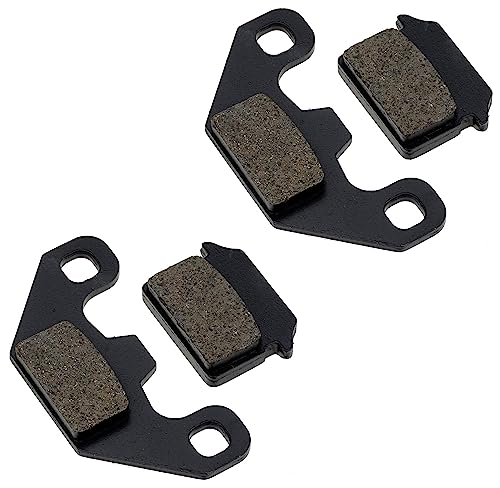 CoKoou Rear Disc Brake Pad Replacement for 50cc 70cc 90cc 110cc 125cc ATV Go Kart Quad Bikes Dune Buggy 4 Wheeler 2 Pair