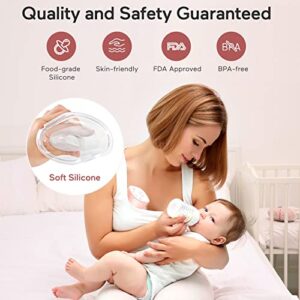 Wearable Breast Pump, Supermom Double Hands Free Breast Pump, Electric Breast Pump Portable with 3 Modes & 9 Levels, Memory Function, Low Noise & Painless, 25mm Flange (2 Pink)