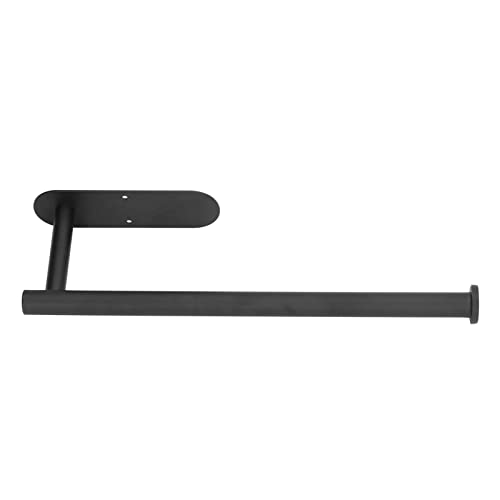 Paper Towel Holder Mount Bathroom with Wall Mounted Kitchen Black Counter Wall Hanging Mounted Stainless Steel for Wall Mount Paper Towel Holder Poster Stand Paper Towel Holders