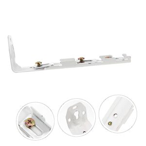 VOSAREA 6pcs Curtain Fixing Accessories Ceiling Track Ceiling Mount Metal Brackets Metal Stand Metal Shower Curtain Hooks Curtain Rods Holders Shower Curtain Holders Curtain Fixing Tools