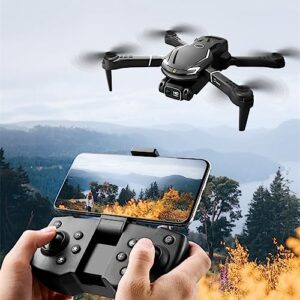 hd fpv camera drone - dual 4k hd camera remote control, rc quadcopter with auto return, newly start speed adjustment, gifts for boys & girls