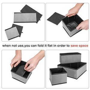 8pcs Drawer Storage Organizer Versatile Sturdy Storage Box for Socks Underwear Bra