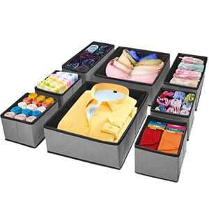 8pcs Drawer Storage Organizer Versatile Sturdy Storage Box for Socks Underwear Bra