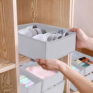 PHILISENMALL 8pcs Drawer Storage Organizer Versatile Sturdy Storage Box for Socks Underwear Bra