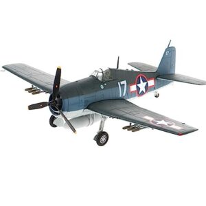 FMOCHANGMDP Fighter 3D Puzzles Plastic Model Kits, 1/48 Scale US F4U-5N Corsair Fighter Model, Adult Toys and Gift, 8.5 x 10.3Inchs