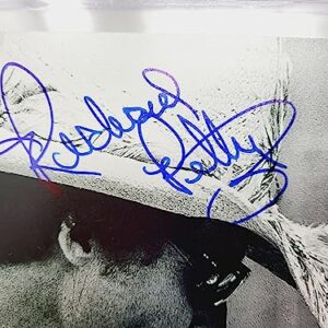 Richard Petty and Kyle Petty signed 8x10 photo The King NASCAR Legend