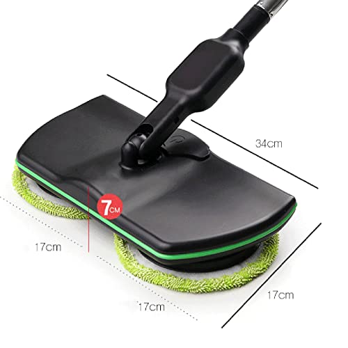 Electric Cordless Mop Floor Cleaning Spin Mop Polisher Scrubber for Home Hardwood Tile PVC Floor