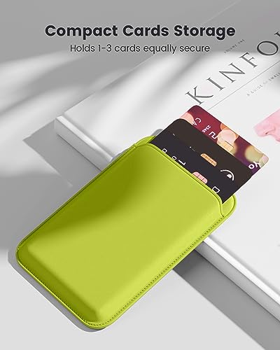 SOFTGAS Magnetic Card Wallet Holder for Apple Magsafe for iPhone 14 Pro Max/14 Plus/14 Pro/14, for iPhone 13 Pro Max/13 Pro/13, for iPhone 12 Pro Max/12 Pro/12, Cell Phone Case Accessory