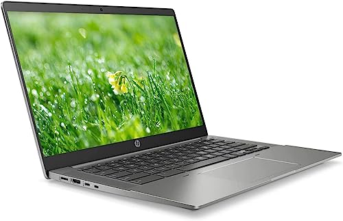 HP High Performance 14" HD Chromebook, Intel i3 Processor Up to 4.0GHz, 4GB Ram, 128GB Storage, Super-Fast WiFi, Webcam, Chrome OS, Seal Grey Color(Renewed)