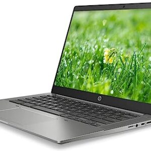 HP High Performance 14" HD Chromebook, Intel i3 Processor Up to 4.0GHz, 4GB Ram, 128GB Storage, Super-Fast WiFi, Webcam, Chrome OS, Seal Grey Color(Renewed)