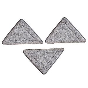 healeved 3pcs wash mop head accessories floor replacement head triangle mop heads replacements mop heads commercial floor mops cleaning supplies refill refill triangle mop cloth mop head