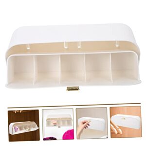 Alipis Socks Storage Box Storage Drawers Wall Mounted Drawers Baggie Organizer for Drawer College Apartment Essentials Underwear Storage Case Wall Organizer Box Jar Storage Container Pp