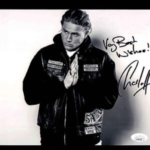 Charlie Hunnam JSA Certed Signed 8x10 Photo Sons Of Anarchy Autograph