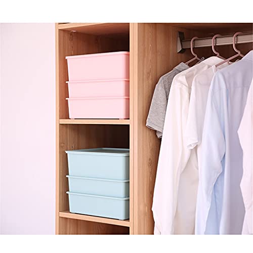 GAJUST Beautiful 3-Piece Set Underwear Storage Box with Closet Organizer Drawer for Underwear Socks Box Bra Organizer with Cover/Pink/245 * 245 * 212Mm