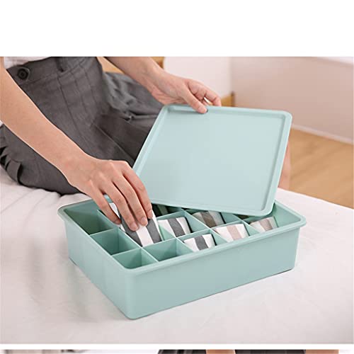 GAJUST Beautiful 3-Piece Set Underwear Storage Box with Closet Organizer Drawer for Underwear Socks Box Bra Organizer with Cover/Pink/245 * 245 * 212Mm