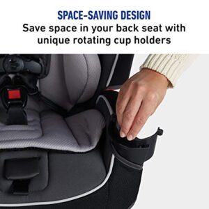 Graco Slimfit 3 in 1 Car Seat | Slim & Comfy Design Saves Space in Your Back Seat, Redmond & Tranzitions 3 in 1 Harness Booster Seat, Proof