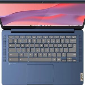 Lenovo 2023 Newest Ideapad Slim 3 14" FHD Touchscreen Chromebook Laptop, 8-Core MediaTek Kompanio 520, 4GB RAM, 128GB Storage(64GB eMMC + 64GB Micro SD), WiFi6, 13.5hr Battery Life, Webcam, Chrome OS