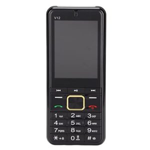 zopsc v12 2g unlocked senior cell phone 2.8in hd screen, supports 500 phonebooks, 50 sms, video recording, mp4, mp3, fm radio, camera, 5 alarms, for elderly and kids (us plug 100‑240v)