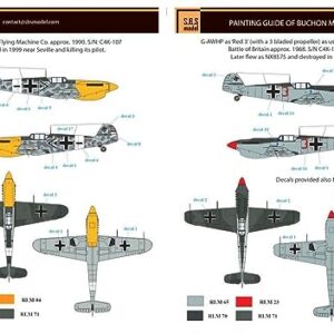 SBS 48074 1/48 Hispano HA-1112 M.1L Buchon 'Movie Star Resin Model kit + Decal