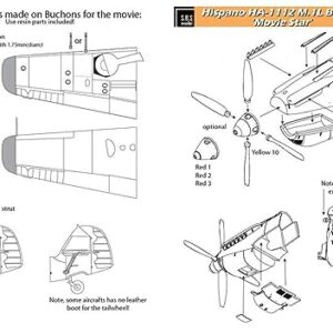 SBS 48074 1/48 Hispano HA-1112 M.1L Buchon 'Movie Star Resin Model kit + Decal