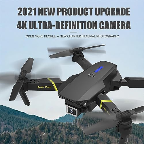 Drones With Camera For Adults 4K, HD Wide Angle Camera WiFi FPV RC Quadrocopter Toy, Stable Trajectory Flight, Intelligent Obstacle Avoidance Portable For Adults Kids Gift